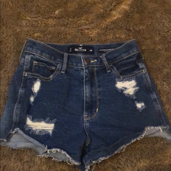 hollister ultra high rise shorts